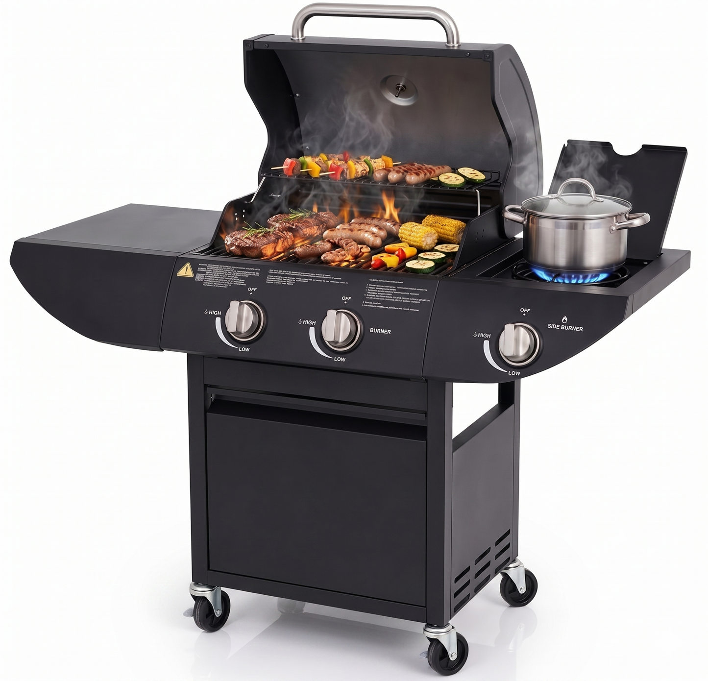 Grill Gazowy Geko 2+1