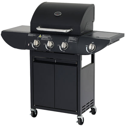 Grill Gazowy Texas Black ruszt 3+1