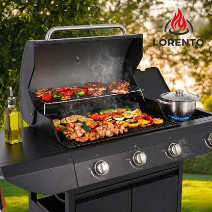 Grill Gazowy Texas Black ruszt 3+1