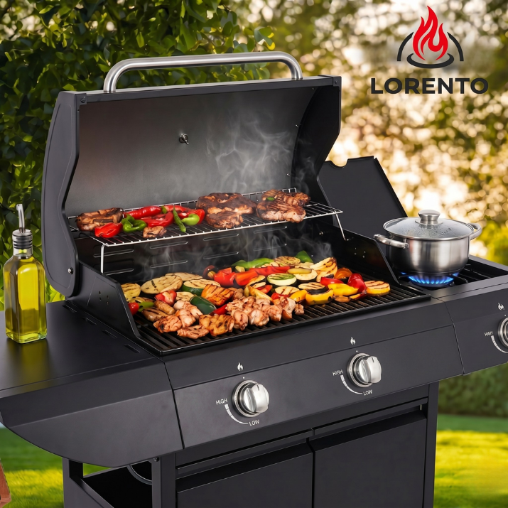 Grill Gazowy Geko 2+1
